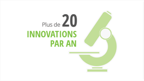 Plus de 20 innovations par an
