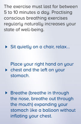 Abdominal breathing exercises 