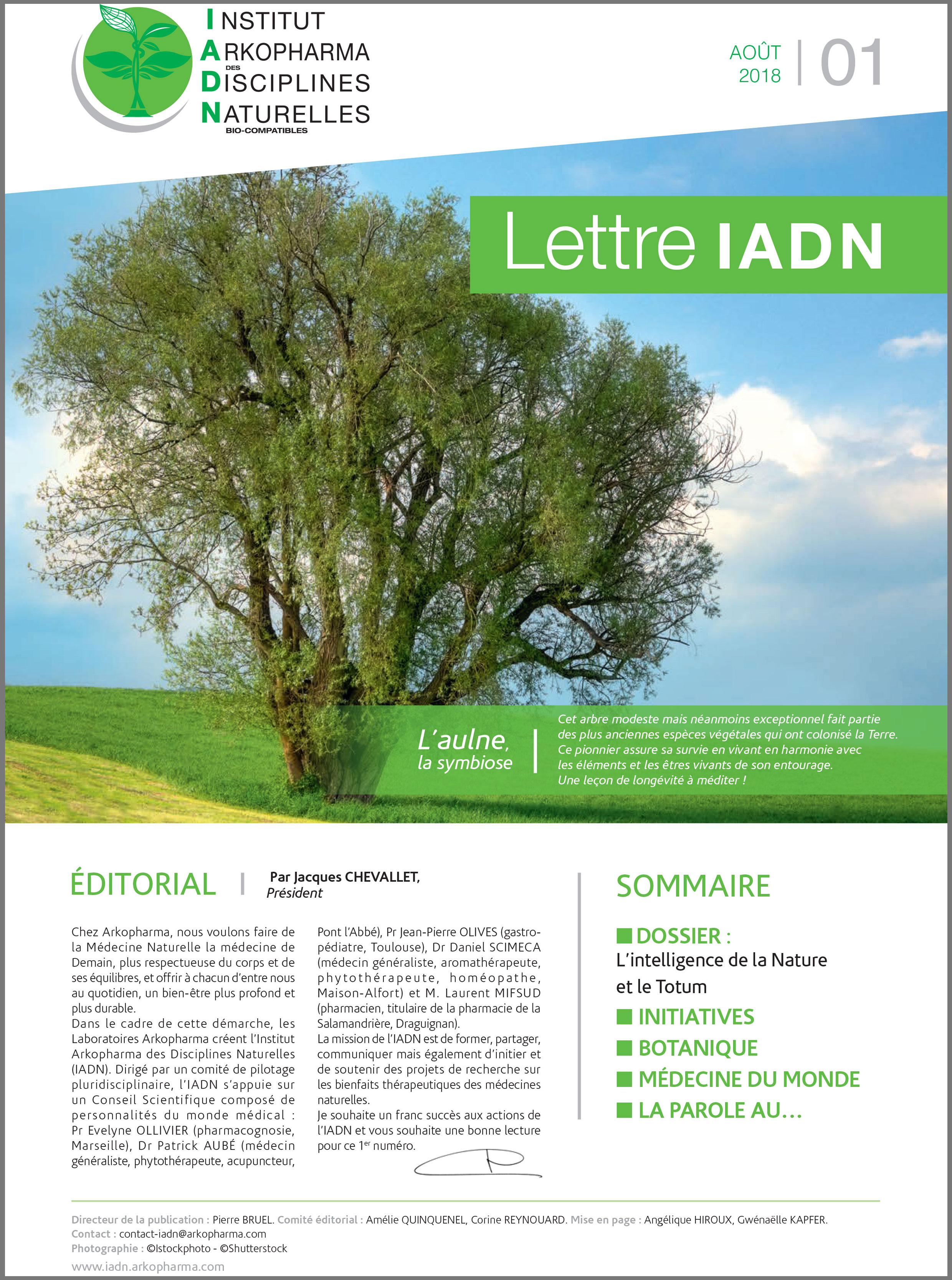 la lettre de l'IADN 1