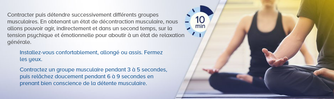 exercice de relaxation musculaire
