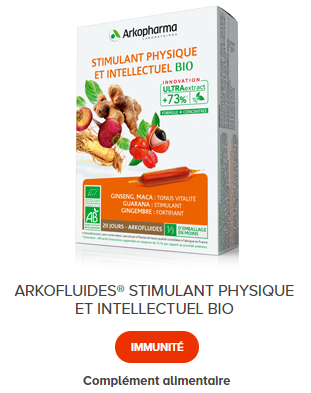 Arkofluides® Stimulant Physique et intellectuel BIO