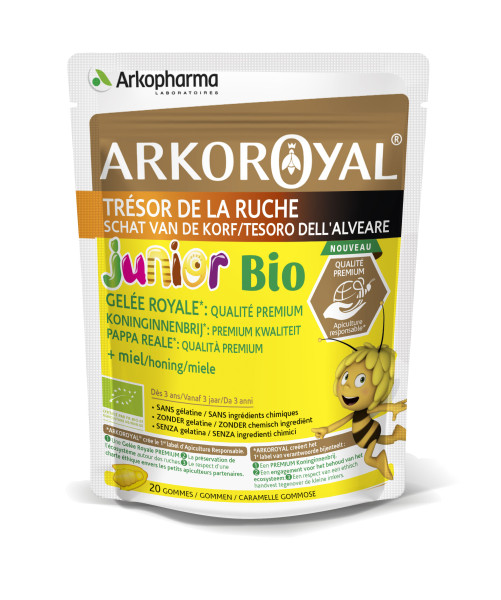 Arkoroyal® Junior gommes coeur de miel 