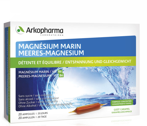 Arkomag® Magnésium Marin® (Ampoules) | Arkopharma